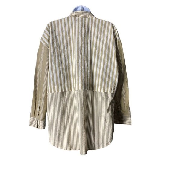 Madewell Womens Modular‎ Oversize Cotton Button-Up Shirt Size Medium - Picture 5 of 9